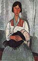 Gypsy Woman with Baby